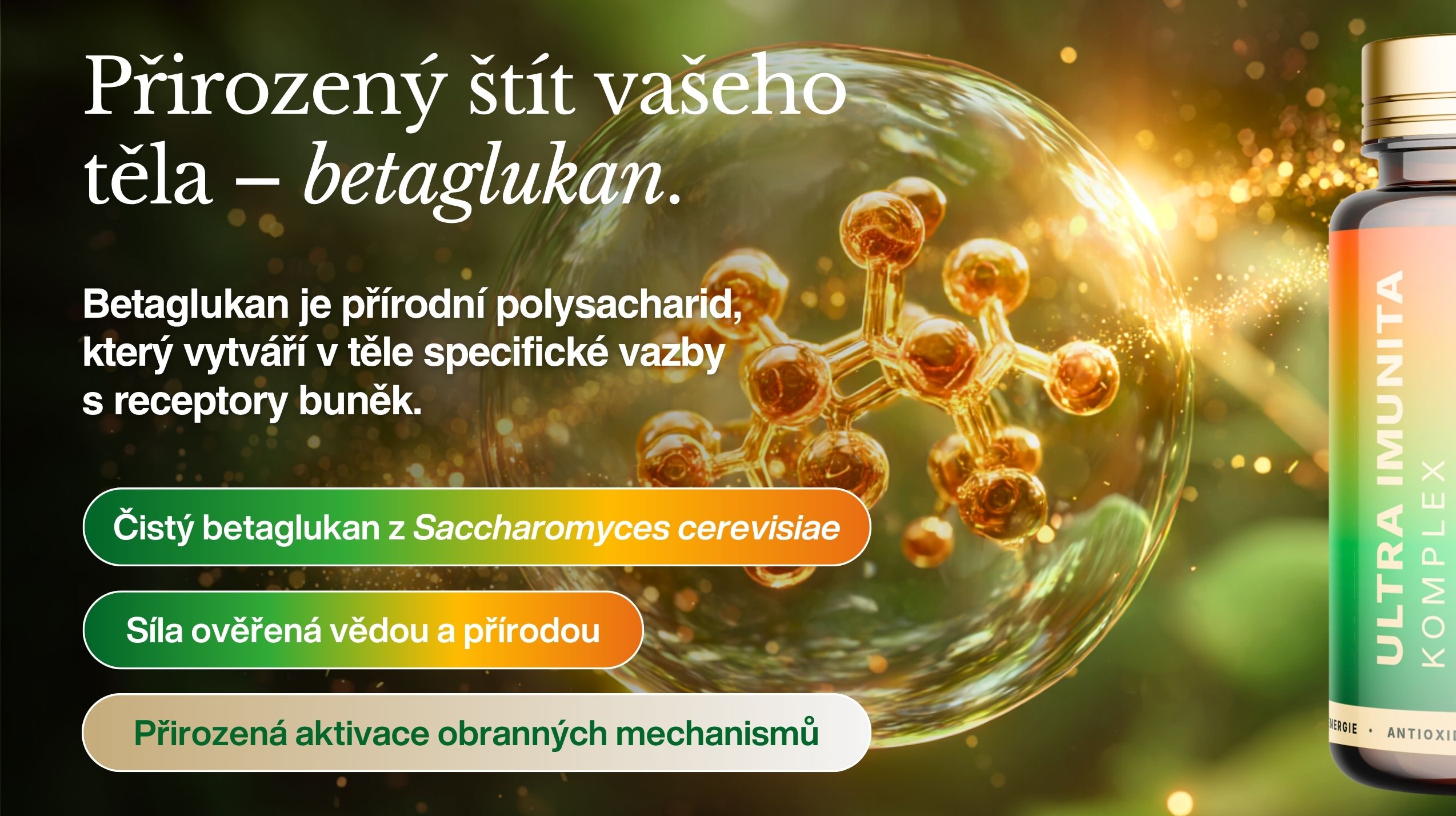 Betaglukan PREMIUM ULTRA IMUNITA KOMPLEX (+ Reishi, kurkuma, vitální houby, bylinné extrakty, Glutathion, NAC), 20 nejúčinnějších přírodních látek pro imunitu, 60 kapslí -9